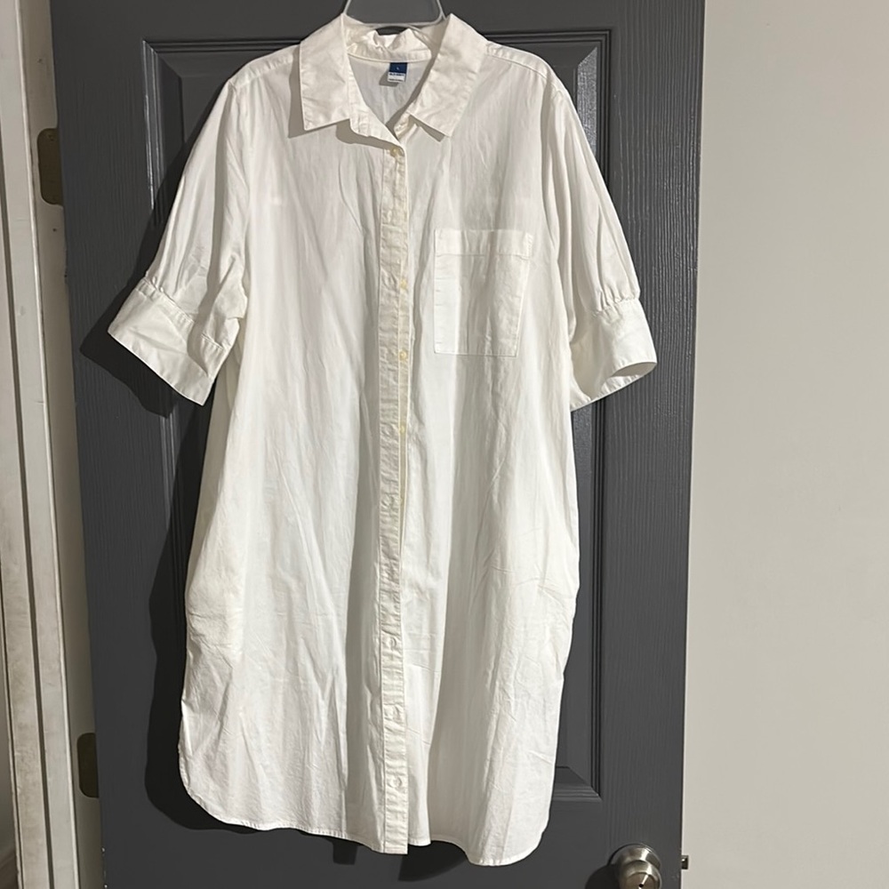 Classic White Shirtdress for Women